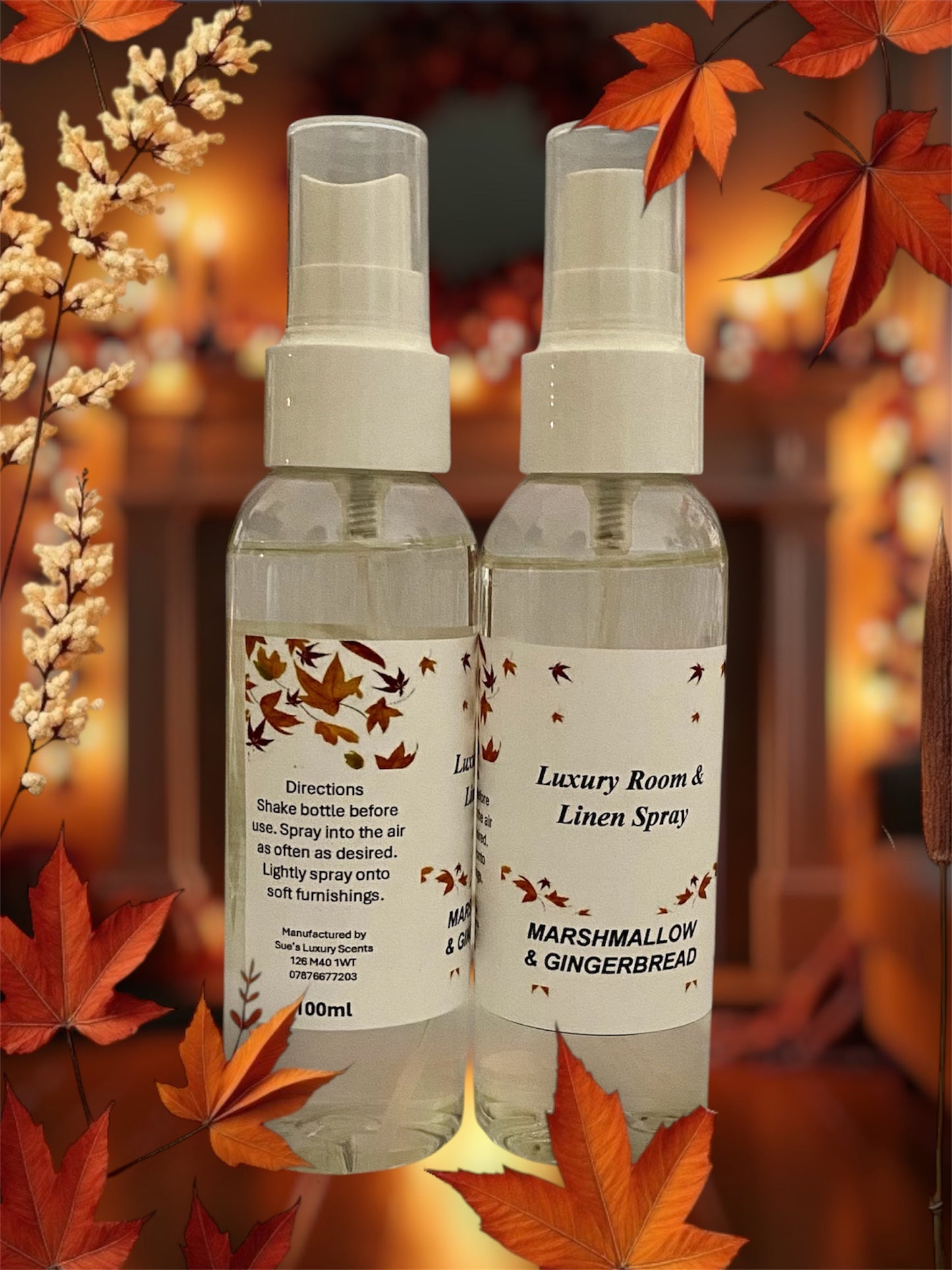 Luxury Room & Soft Furnishing Spray Autumn Collection